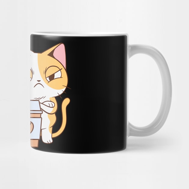 Cats and coffee cat lover coffee lover by Tom´s TeeStore